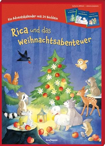 Rica und das Weihnachtsabenteuer: Ein Adventskalender mit 24 Büchlein (Adventskalender mit Geschichten für Kinder: Mit 24 Mini-Büchern) von Kaufmann Ernst Vlg