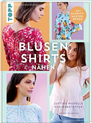Blusenshirts nähen: Luftige Modelle aus Webware von Frech