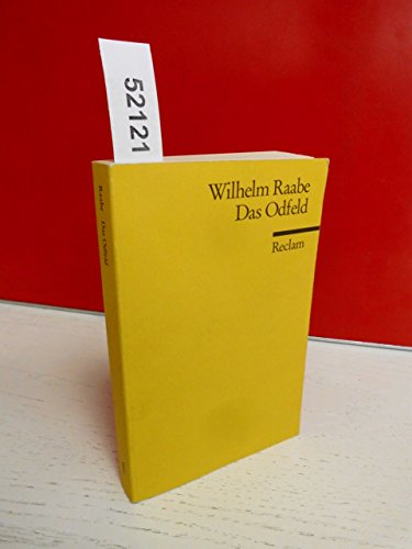 Das Odfeld: Eine Erzählung. Nachw.: Dittmann, Ulrich (Reclams Universal-Bibliothek)