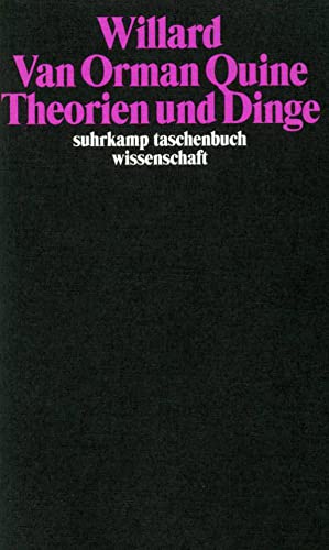 Theorien und Dinge (suhrkamp taschenbuch wissenschaft) von Suhrkamp Verlag AG