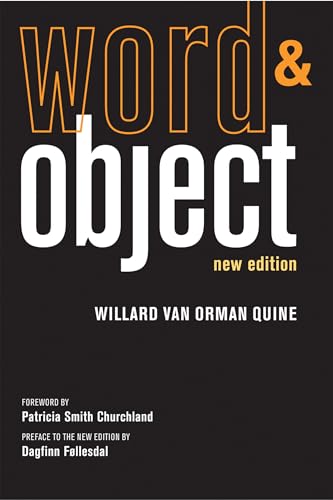 Word and Object, new edition (Mit Press) von The MIT Press