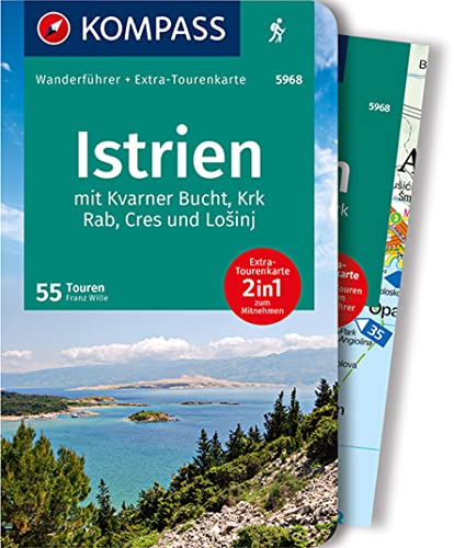 KOMPASS Wanderführer Istrien, 55 Touren: mit Extra-Tourenkarte, GPX-Daten zum Download