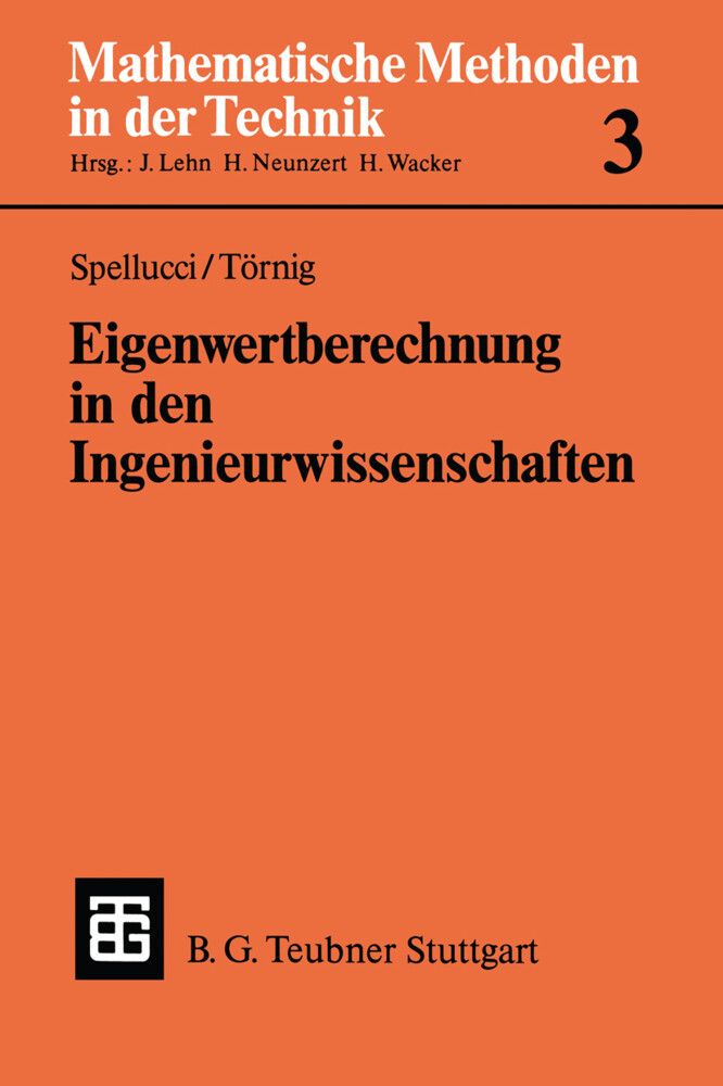 Eigenwertberechnung in den Ingenieurwissenschaften von Vieweg+Teubner Verlag