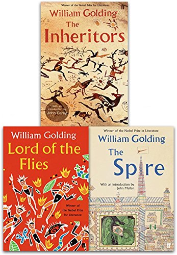 William Golding Collection 3 Books Set (Lord of the Flies, The Inheritors, Spire)