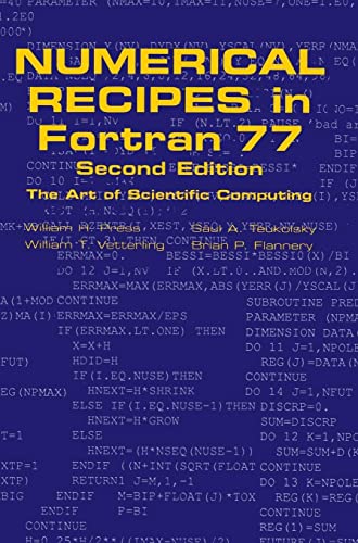 Numerical Recipes in FORTRAN 77: Volume 1, Volume 1 of FORTRAN Numerical Recipes: The Art of Scientific Computing von Cambridge University Press