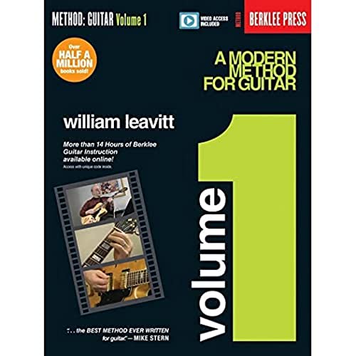 William Leavitt: A Modern Method For Guitar Volume 1 (Book & Online Video): Noten, Lehrmaterial, Download (Audio) für Gitarre (Method: Guitar, Band ... Instruction (Method: Guitar, 1, Band 1)