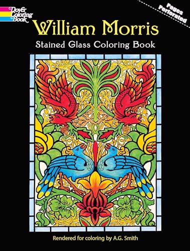 William Morris Stained Glass Coloring Book (Dover Design Coloring Books)