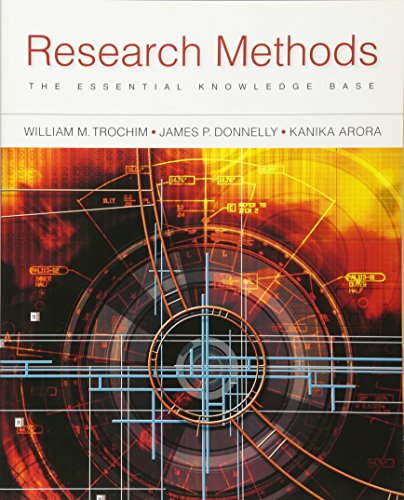 Research Methods: The Essential Knowledge Base (Mindtap Course List) von Cengage Learning