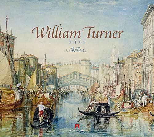 William Turner Kalender 2024, Wandkalender im Querformat (54x48 cm) - Kunstkalender (Romantik / Impressionismus)