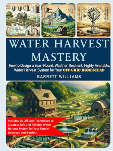 Water Harvest Mastery: How to Design a Year-Round, Weather Resilient, Highly Available, Water Harvest System for Your Off-Grid Homestead von Independently published