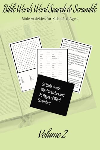 Bible Words Word Search & Scramble: Bible Activities for Kids of All Ages! von Independently published