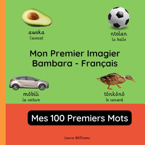 Mon Premier Imagier Bambara-Français, Mes 100 Premiers Mots: Apprendre le Bambara pour Enfants et Débutants - Livre Bilingue Illustré en Bambara avec ... pour Enfants (Français-Bambara), Band 1) von Independently published