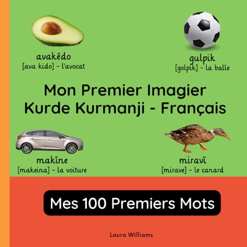 Mon Premier Imagier Kurde Kurmanji-Français, Mes 100 Premiers Mots: Apprendre le Kurde Kurmanji pour Enfants et Débutants - Livre Bilingue Illustré en ... Enfants (Français-Kurde Kurmanji), Band 1) von Independently published