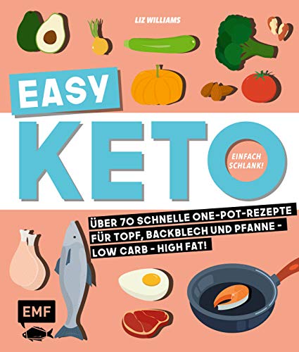 Easy Keto – Einfach schlank!: Über 70 schnelle One-Pot-Rezepte für Topf, Backblech und Pfanne – Low Carb – High Fat! von Edition Michael Fischer