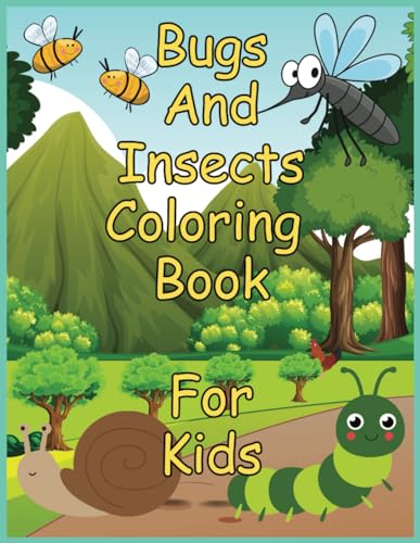 Bugs And Insects Coloring Book For Kids von Independently published