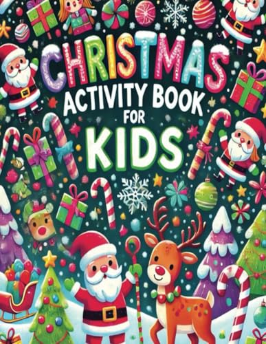 Christmas Activity Book For Kids