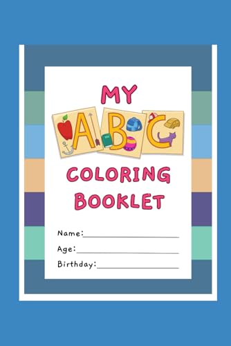 MY ABC COLORING BOOKLET MY ABC COLORING BOOKLET von Independently published