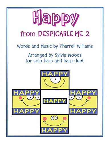 Happy: Arranged for Solo Harp & Harp Duet: From Despicable Me 2 : For Solo Harp and Harp Duet