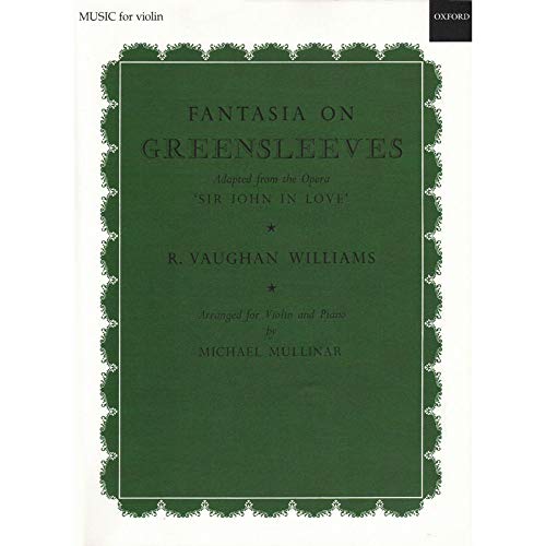 Fantasia on Greensleeves: Music for Violin: Arranged for Violin and Piano