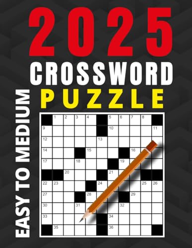 2025 Crossword Puzzle: Test your brainpower with 50 new designed Crossword Relaxed and Enjoyable Puzzle Book For Adults Seniors Men and Women. von Independently published