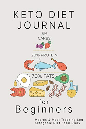 Keto Diet Journal for Beginners: Macros & Meal Tracking Log Ketogenic Diet Food Diary (Weight Loss & Fitness Planners) von Independently published