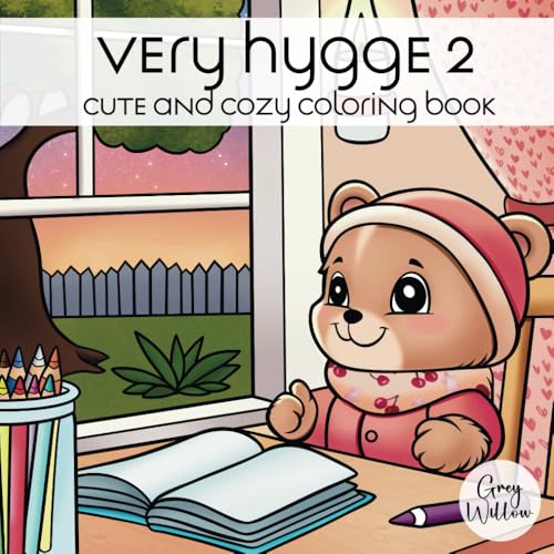 Very Hygge Cute and Cozy Coloring Book for Adults & Teens Part 2: With Super Comfy Animals for Relaxation, Stress Relief, Calming, Mindfulness | 40 ... Coloring Books for Adults & Teens, Band 2) von Independently published
