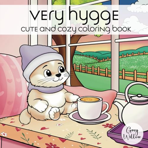 Very Hygge Cute and Cozy Coloring Book for Adults & Teens: With Super Comfy Animals for Relaxation, Stress Relief, Calming, Mindfulness | 40 Gorgeous ... Coloring Books for Adults & Teens, Band 1) Very Hygge Cute and Cozy Coloring Book for Adults & Teens: With Super Comfy Animals for Relaxation, Stress Relief, Calming, Mindfulness | 40 Gorgeous ... Coloring Books for Adults & Teens, Band 1) von Independently published