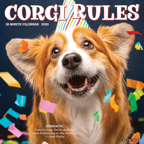 Corgi Rules 2025 12 X 12 Wall Calendar Corgi Rules 2025 12 X 12 Wall Calendar