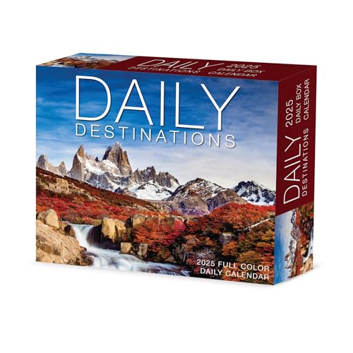 Daily Destinations 2025 6.2 X 5.4 Box Calendar Daily Destinations 2025 6.2 X 5.4 Box Calendar