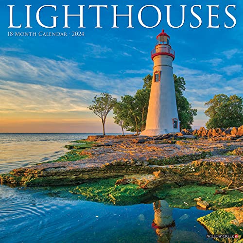 Lighthouses 2024 12 X 12 Wall Calendar von Willow Creek Press