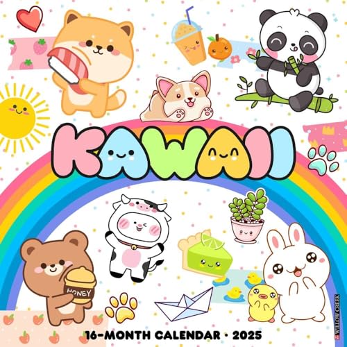 Willow Creek Presse, Kawaii Wandkalender 2025 von WILLOW CREEK