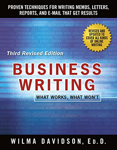 Business Writing: What Works, What Won't