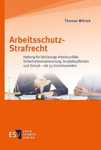 Arbeitsschutz-Strafrecht: Haftung für fahrlässige Arbeitsunfälle: Sicherheitsverantwortung, Sorgfaltspflichten und Schuld - mit 33 Gerichtsurteilen von Schmidt, Erich Verlag