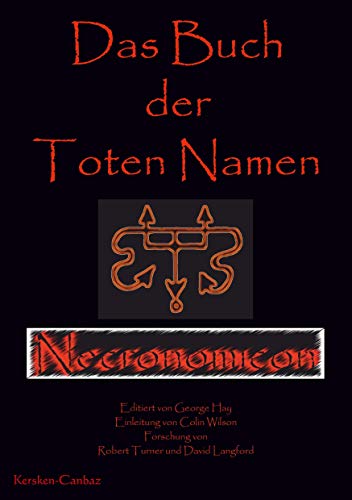Das Buch der Toten Namen - Necronomicon von Kersken-Canbaz Verlag