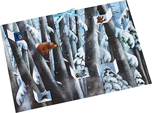 Winter im Bärenwald Adventskalender: Mit 24 Klapptürchen und Schleife