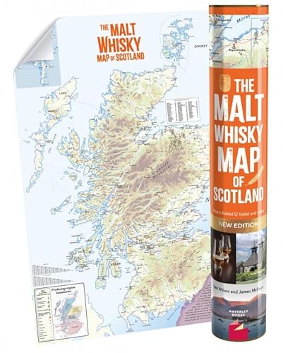 The MALT WHISKY MAP OF SCOTLAND: Folded, Rolled, Tubed The MALT WHISKY MAP OF SCOTLAND: Folded, Rolled, Tubed von Waverley Books