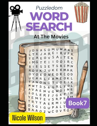 Word Searches for Kids Ages 8–10: 50 Illustrated Puzzles to Spark Learning and Fun – Expand Vocabulary and Discovery | Answers Provided: At The Movies von Independently published