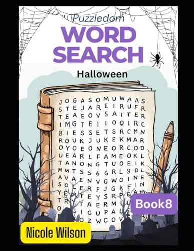 Word Searches for Kids Ages 8–10: 50 Illustrated Puzzles to Spark Learning and Fun – Expand Vocabulary and Discovery | Answers Provided: Halloween von Independently published