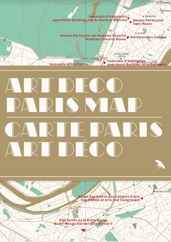 Art Deco Paris Map: Carte Paris Art Déco Art Deco Paris Map: Carte Paris Art Déco von Blue Crow Media