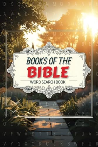 Books Of The Bible Word Search Puzzle Book: Easy to Read Print | 6x9 Inches, 110 pages, 50+ Puzzles ... Educational and Entertaining von Independently published