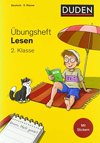 Übungsheft - Lesen 2.Klasse: Mit Stickern und Lernerfolgskarten (Übungshefte Grundschule Deutsch)