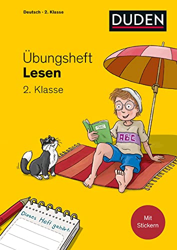 Übungsheft - Lesen 2.Klasse: Mit Stickern und Lernerfolgskarten (Übungshefte Grundschule Deutsch)