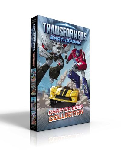 Transformers Earthspark Chapter Book Collection: Optimus Prime and Megatron's Racetrack Recon! / the Terrans Cook Up Some Mischief! / May the Best Bot Win! / No Malto Left Behind! von Simon Spotlight