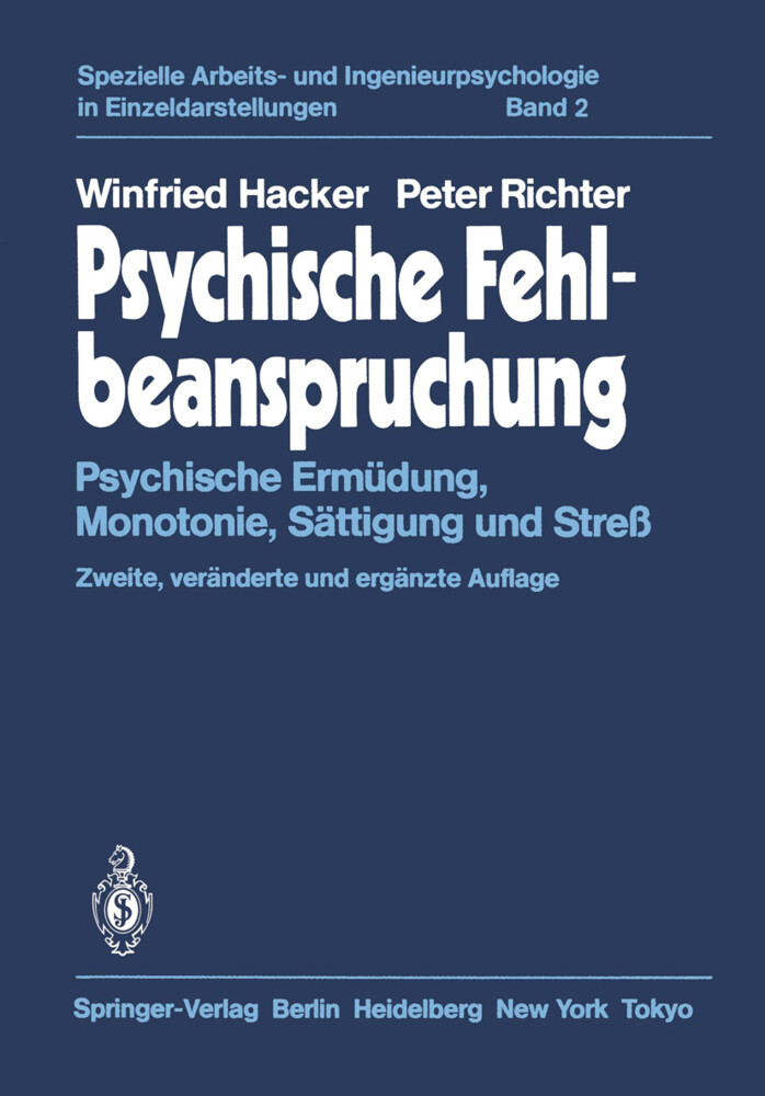 Psychische Fehlbeanspruchung von Springer Berlin Heidelberg