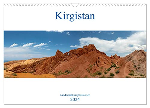 Kirgistan - Landschaftsimpressionen (Wandkalender 2024 DIN A3 quer), CALVENDO Monatskalender von CALVENDO
