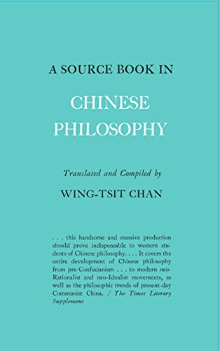 A Source Book in Chinese Philosophy (Princeton Paperbacks) von Princeton University Press