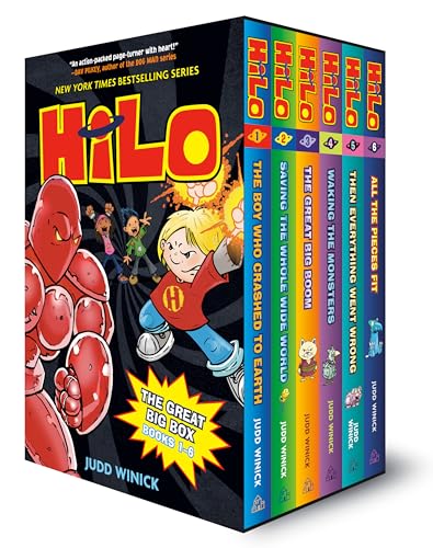 Hilo: The Great Big Box (Books 1-6): (A Graphic Novel Boxed Set)