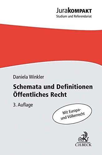 Schemata und Definitionen Öffentliches Recht: Mit Europa- und Völkerrecht (Jura kompakt)
