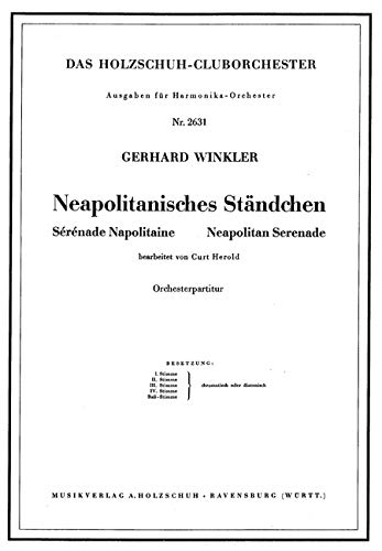 Neapolitanisches Ständchen für Akkordeon-Orchester - Partitur