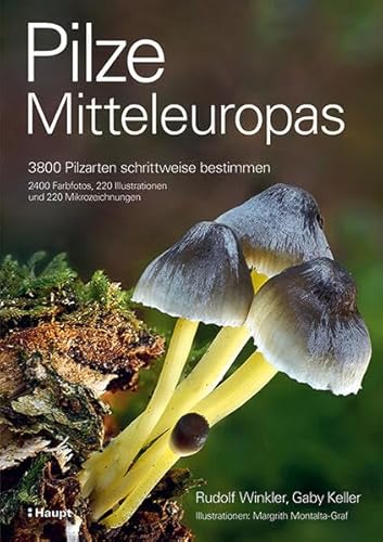 Pilze Mitteleuropas: 3800 Pilzarten schrittweise bestimmen. 2400 Farbfotos, 220 Illustrationen und 220 Mikrozeichnungen